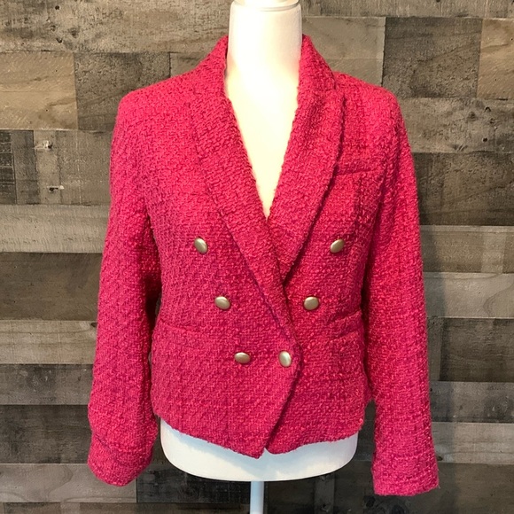 Nine West Double Breasted Tweed Blazer - Picture 16 of 16